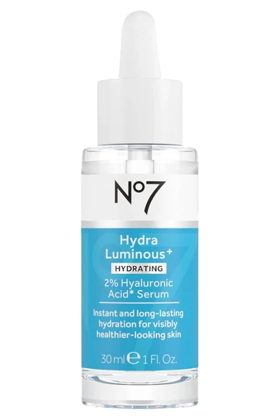 No7 HydraLuminous+ 2% Hyaluronic Acid Yüz Serumu 30ML ürün görseli 1