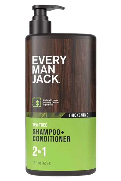 Every Man Jack Tea Tree 2’si 1 Arada Şampuan ve Saç Kremi 473ML ürün görseli 1