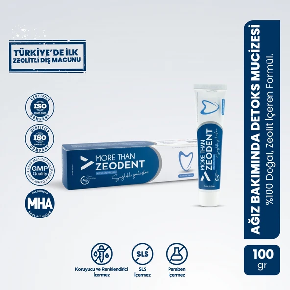 More Than Zeodent Diş Macunu 100 gr ürün görseli 1