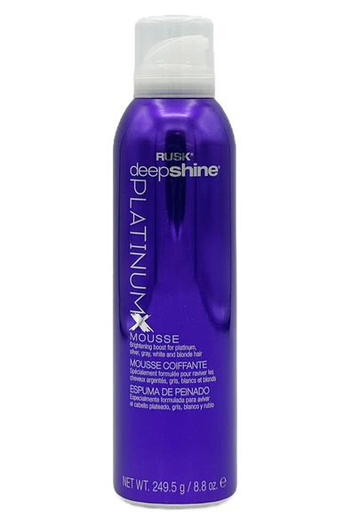 Rusk Deepshine PlatinumX Renk Canlandırıcı Saç Köpüğü 249.5GR ürün görseli 1