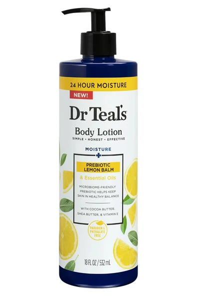 DR.Teals Prebiotic Lemon Balm Nemlendirici Vücut Losyonu 532ML ürün görseli 1