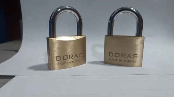 Ersa Doras 50 Mm 2 li Sarı Pas Sistem Asma Kilit ürün görseli 1