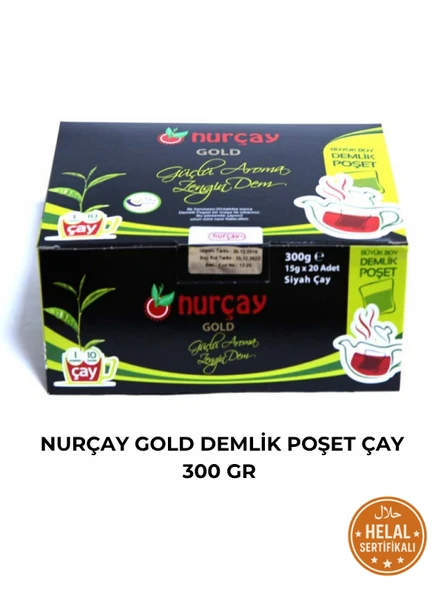 Nurçay Gold Demlik Poşet Çay 300 gr ürün görseli 1