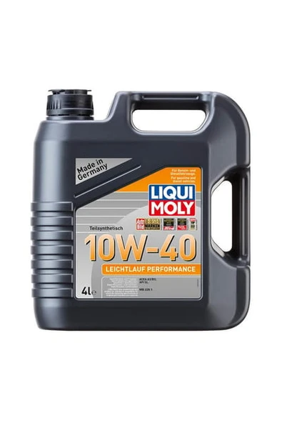 Liqui Moly Leichtlauf Performance 10W-40 4 lt Motor Yağı ürün görseli 1