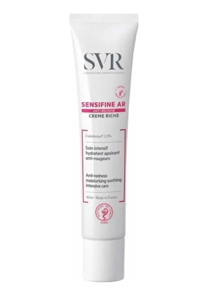 SVR Sensifine AR Creme Riche Kızarıklık Karşıtı Yatıştırıcı ve Nemlendirici Bakım Kremi (Kuru, Hassas, Rozaseaya Eğilimli Ciltler) 40 ml ürün görseli 1