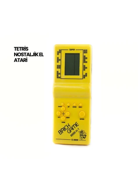 Klasik Gameboy Tetris Oyunu – Taşınabilir Pil ile Çalışan Retro El Konsolu ürün görseli 1