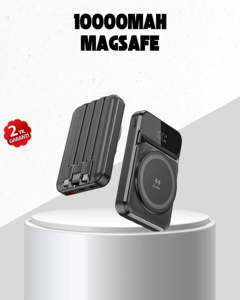 15W Kablosuz Şarj Özellikli 10000 mAh Powerbank –  Type-C Hızlı Şarj ürün görseli 1