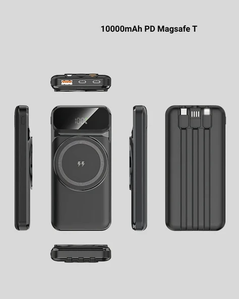 Kablosuz 10000 mAh Powerbank - Resim 2