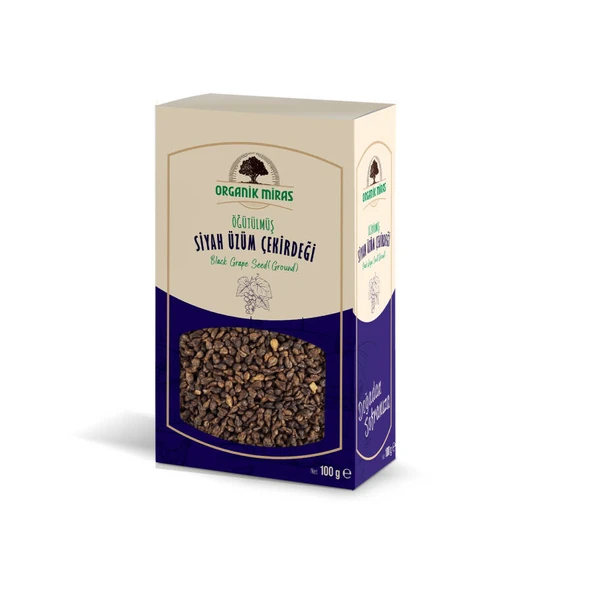Siyah Üzüm Çekirdeği (öğütülmüş) 100g ürün görseli 1