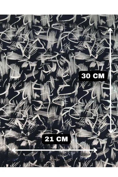 Yapışkanlı Japon Desen Kumaş Kutu Kılıf Cüzdan Anahtarlık Kaplama  21x30 cm ürün görseli 1