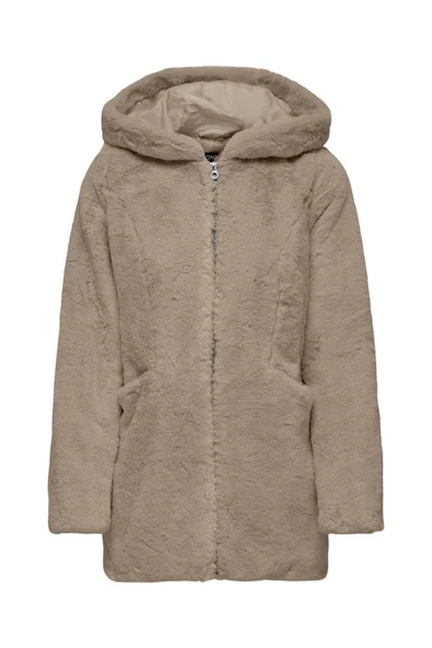 15304776 ONLNEWMALOU FAUX FUR COAT CC OTW ürün görseli 1