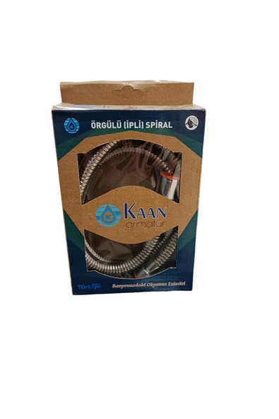 Kaan Örgülü(İpli) Spiral Duş Hortumu 1.5 M ürün görseli 1