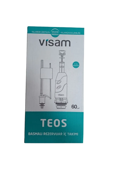 Visam TEOS Basmalı Rezervuar İç Takımı - Sessiz, Pirinç Bağlantılı ürün görseli 1