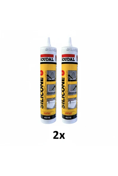 Soudal 2X Soğuk Silikon 280 GR ŞEFFAF ürün görseli 1
