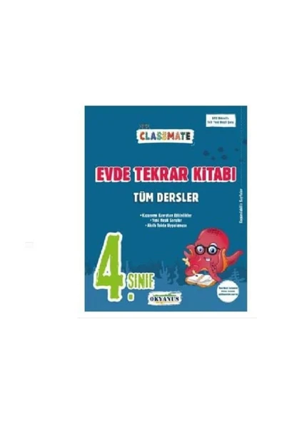 4. Sınıf Classmate Tüm Dersler Evde Tekrar Kitabı ürün görseli 1