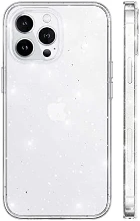 Cisteen Apple iPhone 15 Pro Max uyumlu Simli Magsafe Şarj Özellikli Şeffaf Sert PC SARARMAZ Kılıf ürün görseli 1