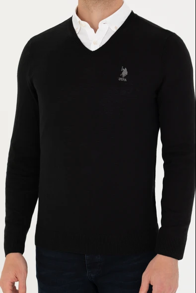 1629650 POLO V YAKA TRİKO KAZAK - Resim 2