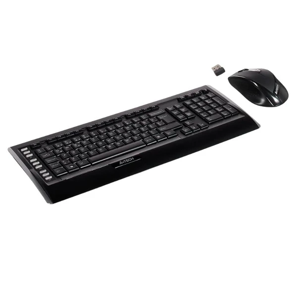 A4 Tech 9300F Siyah Q Tr Kablosuz Klavye Mouse Seti ürün görseli 1