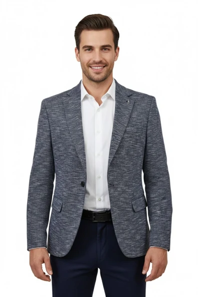 Erkek Tek Spor Ceket Çift Yırtmaçlı BGL-ST04981 ürün görseli 1