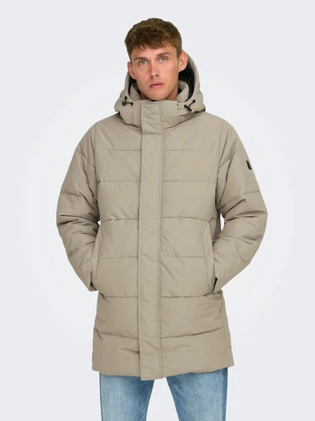22020156 ONSCARL LIFE LONG QULTED COAT OTW NOOS ürün görseli 1