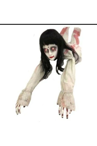 arya kostüm HALLOWEEN SÜRÜNEN HAYALET IŞIK+SES+HAREKET CADILAR BAYRAMI HAYALET ürün görseli 1
