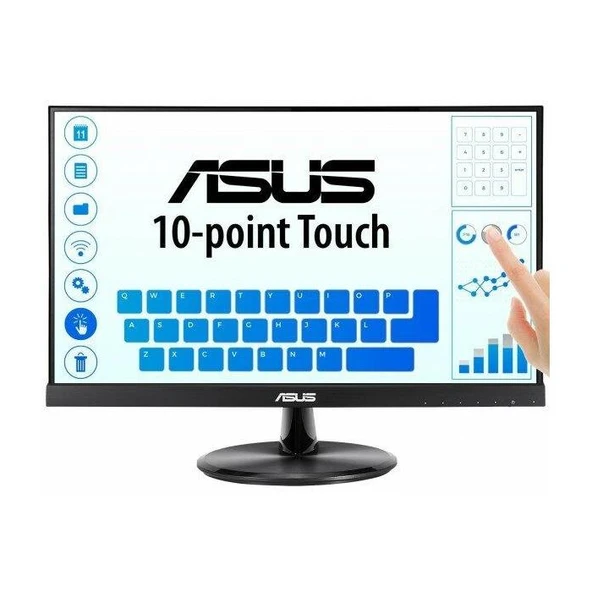 Asus 21.5" VT229H 5ms (HDMI+Analog) Full HD IPS Dokunmatik Monitör ürün görseli 1