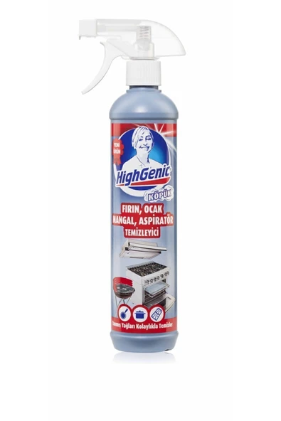 Highgenic Fırın,Ocak,Mangal,Aspiratör Temizleyici 500ml ürün görseli 1