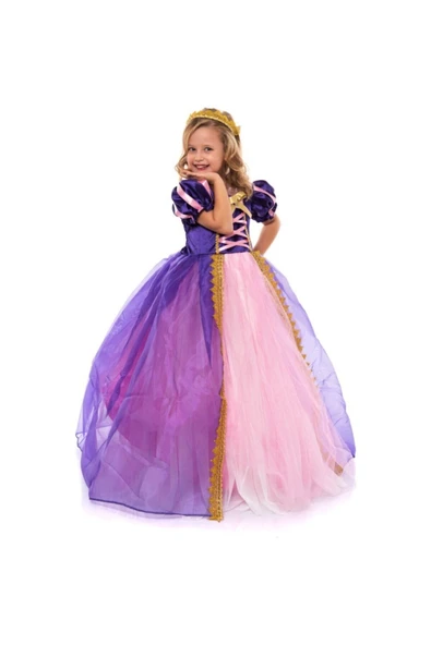 Patiska Nostalji Rapunzel Kostümü ürün görseli 1