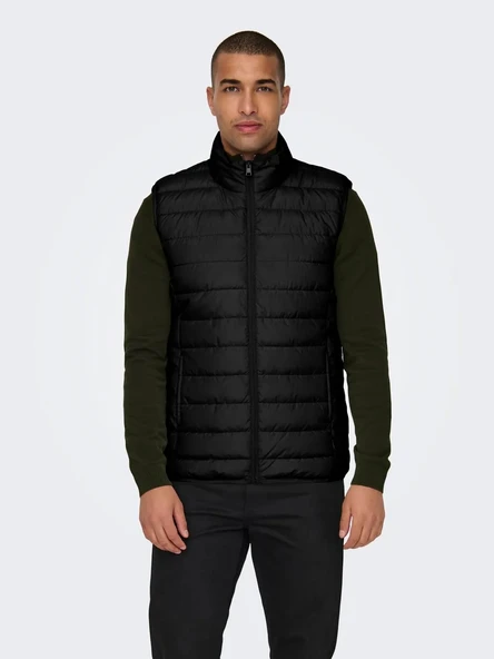 22027450 ONSBRODY QUILT VEST OTW VD YELEK ürün görseli 1