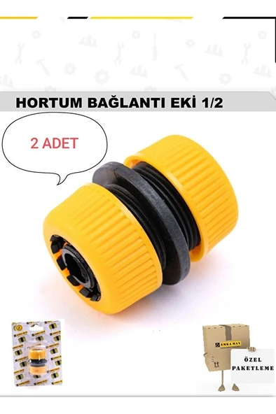 1/2Hortum bağlantı birleştirme eki 2 ADET ürün görseli 1