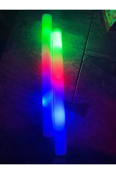 arya kostüm Renk değiştiren LED ışıklı köpük parti çubuğu ışıklı sopa 47cm parti, konser, doğum günü ve etkinlik ürün görseli 1