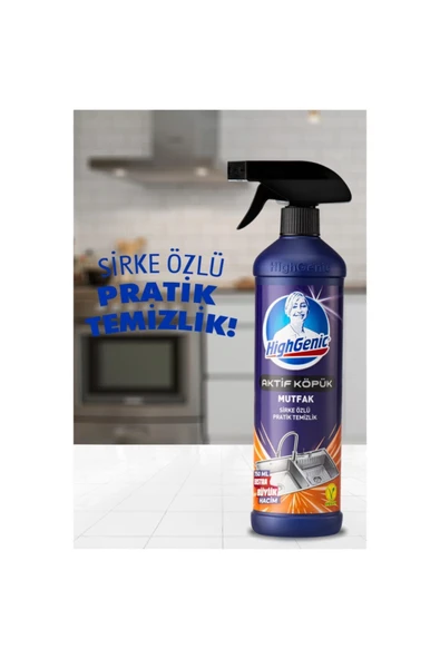 Highgenic Aktif Köpük Mutfak 750ml - Resim 2