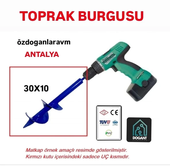 Fide Fidan Burgusu Martkap Uçlu  30x10 ürün görseli 1