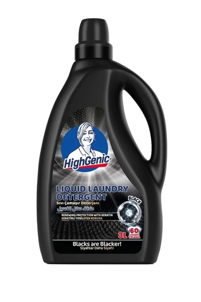 Highgenic Sıvı Çamaşır Deterjanı Siyahlar 3 Lt ürün görseli 1