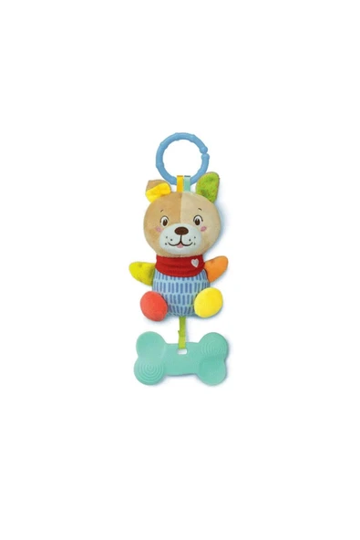 Baby Sevimli Peluş Köpek Çıngırak Dişlik - Resim 2