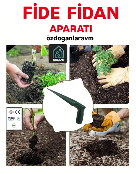 Fide Dikme Aparatı Aleti Fide Dikici Ve Sökücü Aparat 1 Adet ürün görseli 1