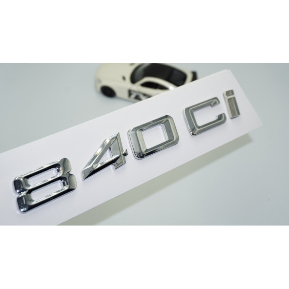 DK Tuning 840Ci Bagaj Krom Metal 3M 3D Yazı Logo Bmw İle Uyumlu ürün görseli 1