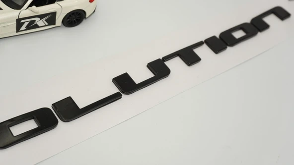DK Tuning Lancer Evolution 9 Bagaj Siyah Yazı Logo Arma - Resim 5