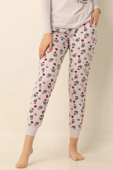 DoReMi Pamuklu Bayan Pijama Takımı - Resim 7