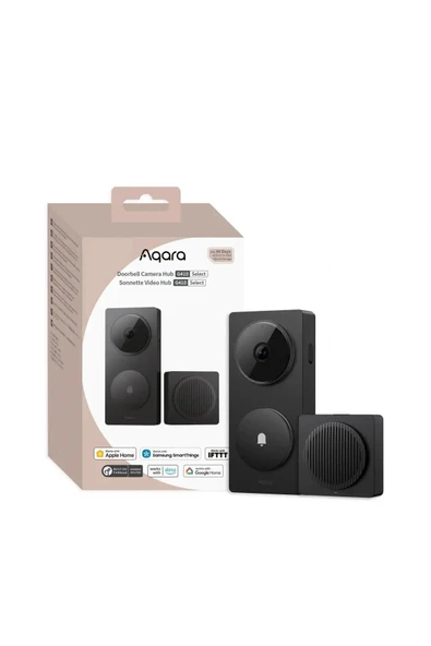 Aqara Akıllı Görüntülü Kapı Zili Hub G410 Siyah CH-C09D-S (Apple Home Destekli) ürün görseli 1