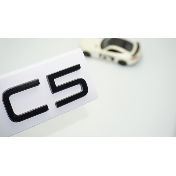 DK Tuning Citroen C5 2018+ Aircross Bagaj Siyah Yazı Logo Amblem ürün görseli 1