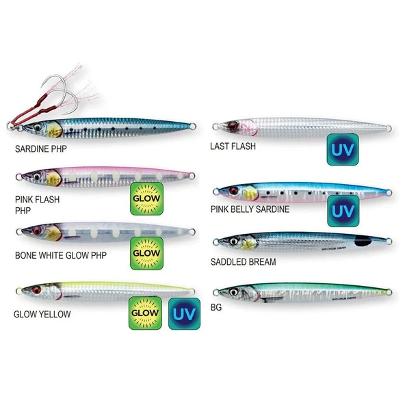 Savage Gear 3D Slim Jig Minnow 80 gr 14 cm Metal Jig Yem  Glow Yellow ürün görseli 1