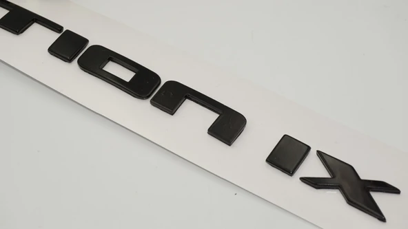 DK Tuning Lancer Evolution 9 Bagaj Siyah Yazı Logo Arma - Resim 3