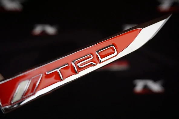 Toyota TRD Racing Development Logo Çamurluk Yanı Krom Metal Bıçak Logo ürün görseli 1