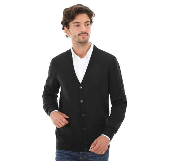 52216 SANFA V YAKA TRİKO CEKET - Resim 11