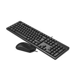 A4 Tech KR-3330S Silent Q Usb Fn-Multimedya Klavye + Optik Mouse Set Sessiz - Resim 4