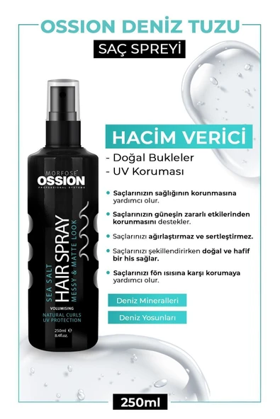 OSSION DENİZ TUZU SPREYİ 250 ML - Resim 2