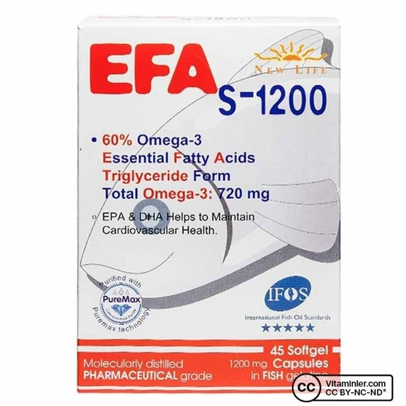 Newlife Efa S-1200 45 Kapsül ürün görseli 1