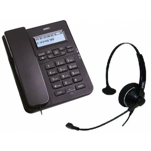 Karel TM145 Karel RJ9 Kulaklıklı Masaüstü Telefon Siyah ürün görseli 1