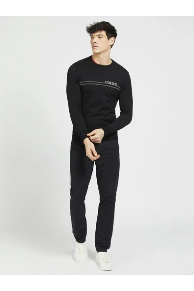 Guess Ls Erkek Triko Siyah - Resim 2